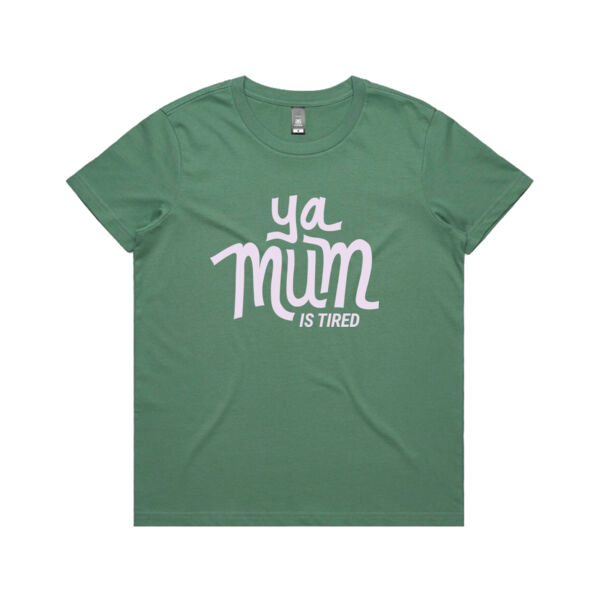 Ya Mum Women's Crew Neck (Maple) Thumbnail
